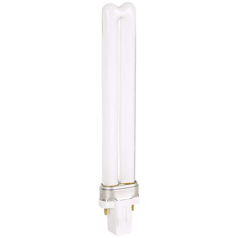 Image 1 9 watt Two-Pin Compact Fluorescent Light Bulb