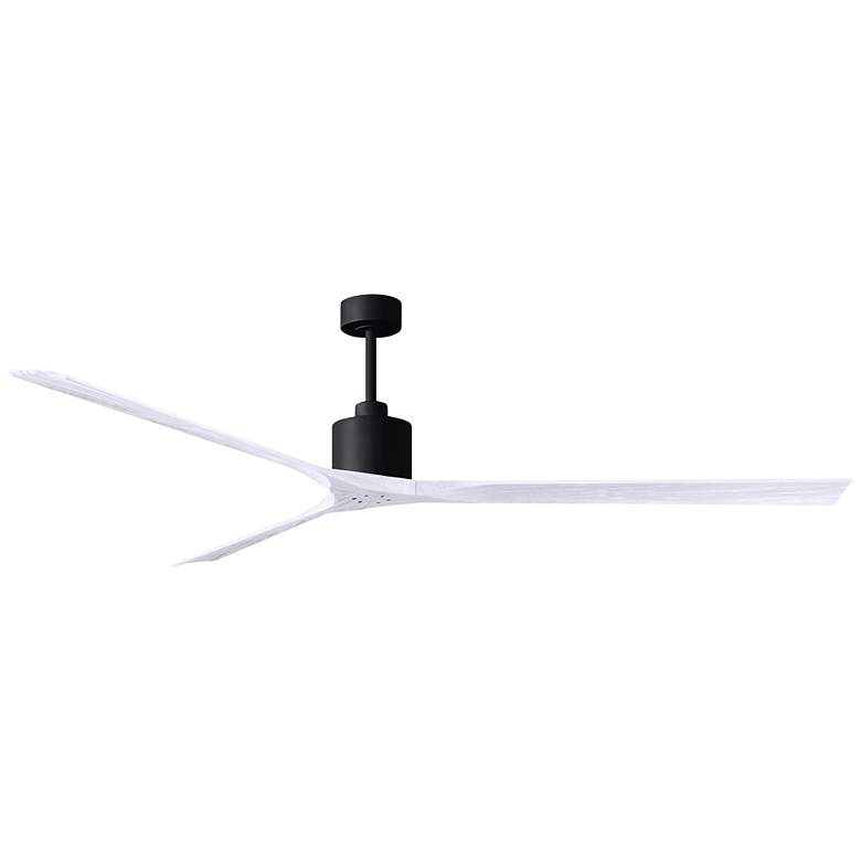 Image 1 90 inch Matthews Nan XL Black White Outdoor Large Ceiling Fan with Remote