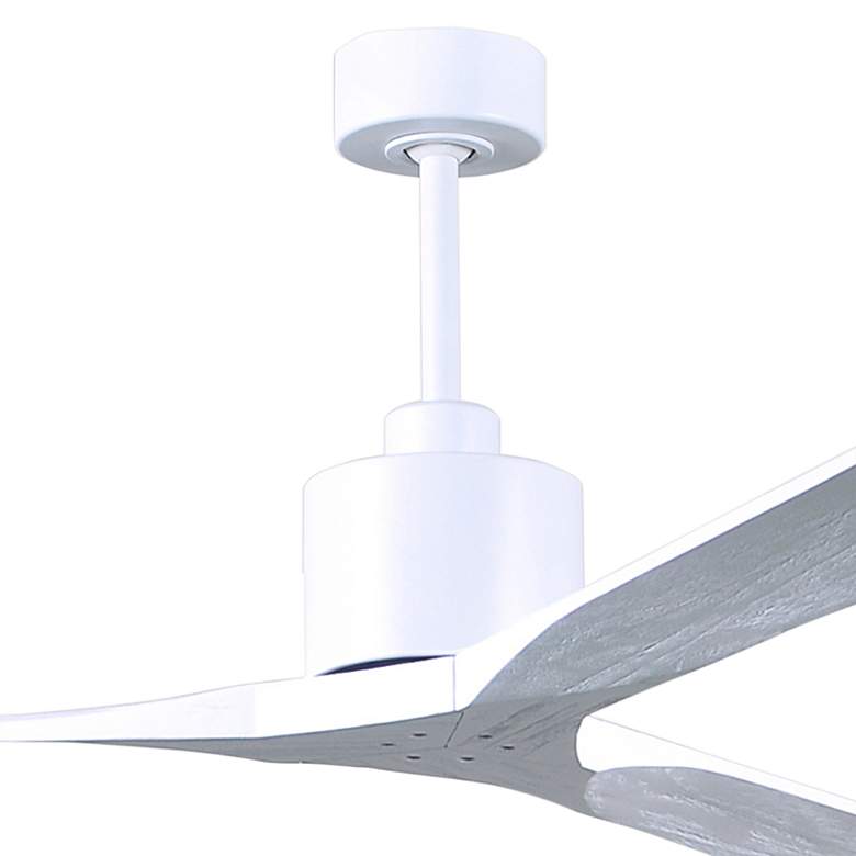Image 2 90 inch Matthews Nan XL Matte White Outdoor Large Ceiling Fan with Remote more views