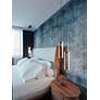 1_Cass 4" Wide Satin Nickel LED Mini Pendant in scene