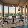 Thumbnail1 of Arazad 7238476 8'x11' Gray Orange Tribal Graphic Area Rug in scene