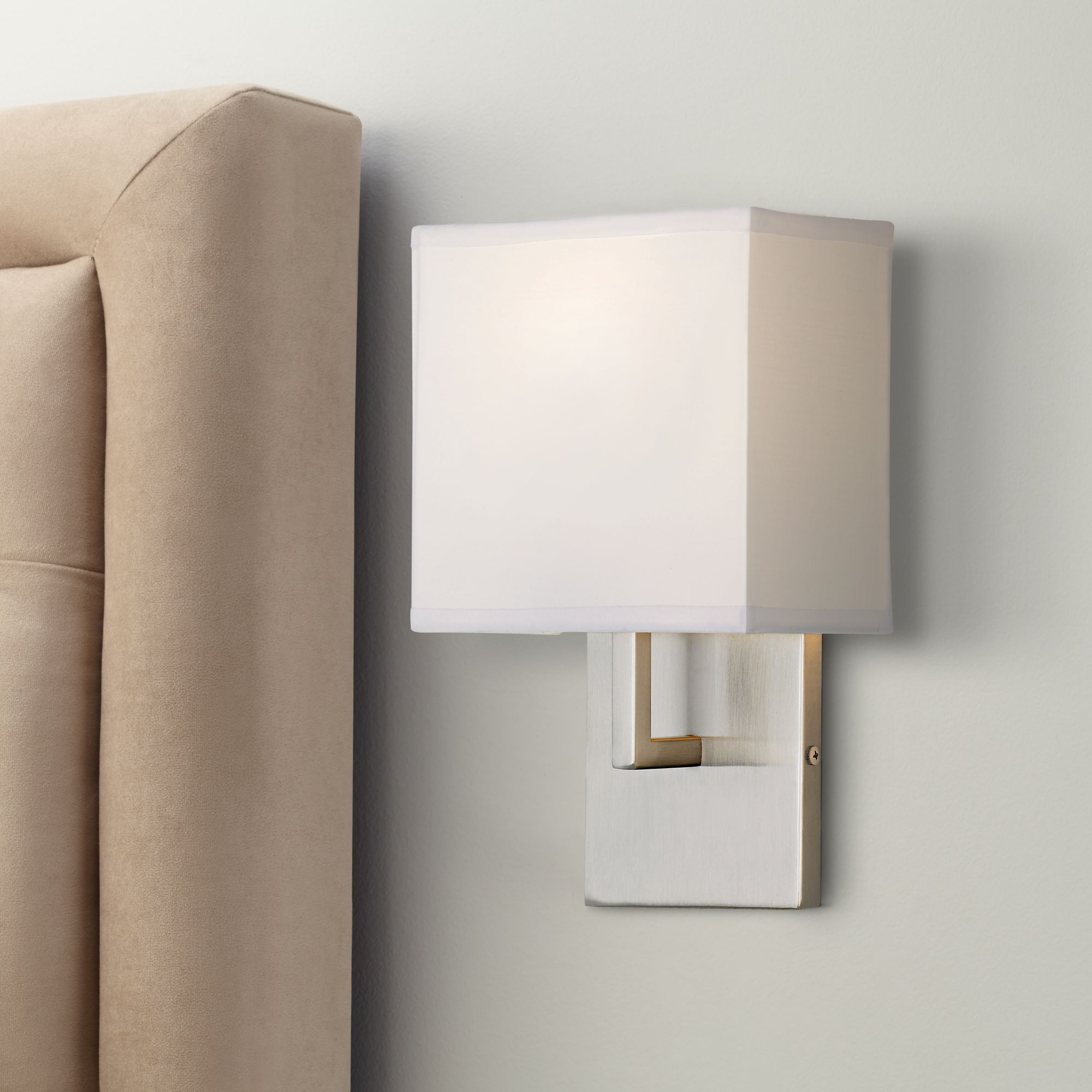 sconce half shade