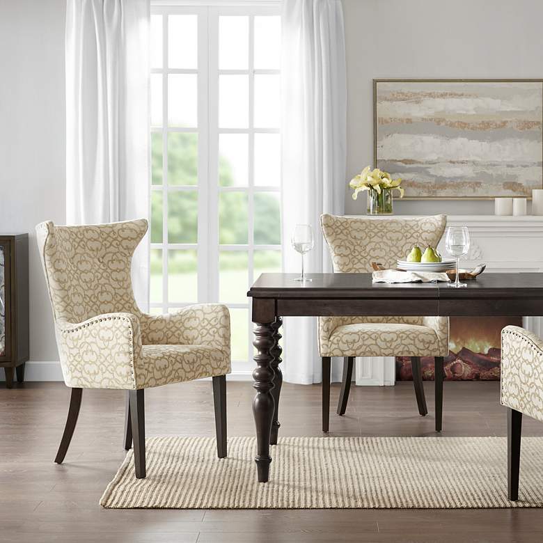 Image 1 Jenn Tan Fabric Dining Chairs Set of 2 in scene