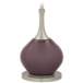 Color Plus Jule 62&quot; Modern Poetry Plum Purple Glass Floor Lamp