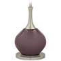 Color Plus Jule 62&quot; Modern Poetry Plum Purple Glass Floor Lamp