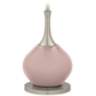 Color Plus Jule 62&quot; Modern Glamour Pink Glass Floor Lamp