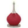 Color Plus Jule 62&quot; High Samba Red Modern Floor Lamp