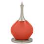 Color Plus Jule 62&quot; High Modern Koi Orange Floor Lamp