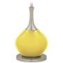 Color Plus Jule 62&quot; High Modern Lemon Twist Yellow Floor Lamp