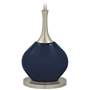 Color Plus Jule 62&quot; High Modern Naval Blue Floor Lamp