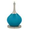Color Plus Jule 62&quot; Caribbean Sea Blue Modern Floor Lamp