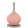 Color Plus Jule 62&quot; High Modern Mellow Coral Pink Floor Lamp