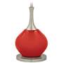 Color Plus Jule 62&quot; High Cherry Tomato Red Modern Floor Lamp