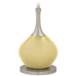 Color Plus Jule 62&quot; High Modern Butter Up Yellow Floor Lamp