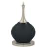 Color Plus Jule 62&quot; High Black of Night Modern Glass Floor Lamp