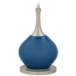Color Plus Jule 62&quot; High Regatta Blue Modern Floor Lamp