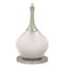 Color Plus Jule 62&quot; High Modern Glass Smart White Floor Lamp