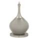 Color Plus Jule 62&quot; High Modern Glass Requisite Gray Floor Lamp