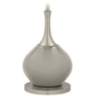 Color Plus Jule 62&quot; High Modern Glass Requisite Gray Floor Lamp