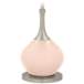 Color Plus Jule 62&quot; High Modern Linen Pink Floor Lamp