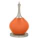 Color Plus Jule 62&quot; High Nectarine Orange Modern Floor Lamp