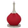Color Plus Jule 62&quot; High Modern Ribbon Red Floor Lamp