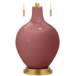 Toile Red Toby Brass Accents Table Lamp