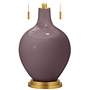 Poetry Plum Toby Brass Accents Table Lamp