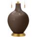 Color Plus Toby Brass 28&quot; Carafe Brown Glass Table Lamp