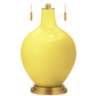 Lemon Twist Toby Brass Accents Table Lamp