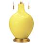 Lemon Twist Toby Brass Accents Table Lamp