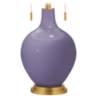 Purple Haze Toby Brass Accents Table Lamp