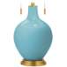 Nautilus Toby Brass Accents Table Lamp with Dimmer