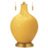 Goldenrod Toby Brass Accents Table Lamp