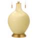 Butter Up Toby Brass Accents Table Lamp with Dimmer