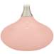 Color Plus Felix 24&quot; Rose Pink Modern Table Lamp with USB Dimmer
