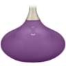 Color Plus Felix 24&quot; Modern Passionate Purple Table Lamp