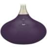 Quixotic Plum Felix Modern Table Lamp with Table Top Dimmer