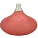 Color Plus Felix 24&quot; Modern Coral Reef Pink Table Lamp with USB Dimmer