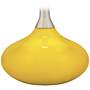 Color Plus Felix 24&quot; Modern Citrus Yellow Table Lamp