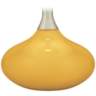 Color Plus Felix 24&quot; Modern Goldenrod Yellow Table Lamp
