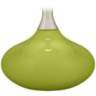 Color Plus Felix 24&quot; Parakeet Green Modern Lamp with USB Dimmer