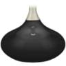 Tricorn Black Felix Modern Table Lamp with Table Top Dimmer