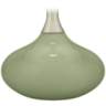 Majolica Green Felix Modern Table Lamp with Table Top Dimmer