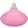 Candy Pink Felix Modern Table Lamp with Table Top Dimmer