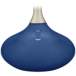 Color Plus Felix 24&quot; Modern Monaco Blue Table Lamp with Dimmer