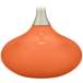 Color Plus Felix 24&quot; Nectarine Orange Table Lamp with USB Dimmer