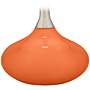 Color Plus Felix 24&quot; Modern Nectarine Orange Table Lamp
