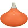 Color Plus Felix 24&quot; Modern Nectarine Orange Table Lamp