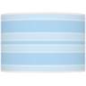 Wild Blue Yonder Bold Stripe Ovo Table Lamp